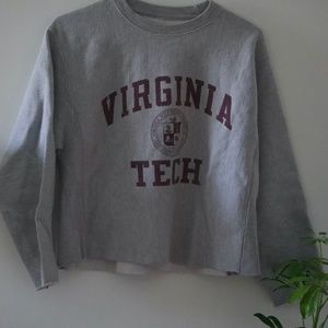 Cropped Virginia Tech Sweatshirt